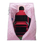 Large Portable Low EMF Negative Ion Indoor Sauna with Chair and Heated Footpad Included - Light Pink