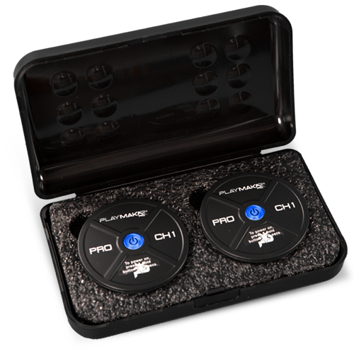 case for playmakar wireless receiver pods