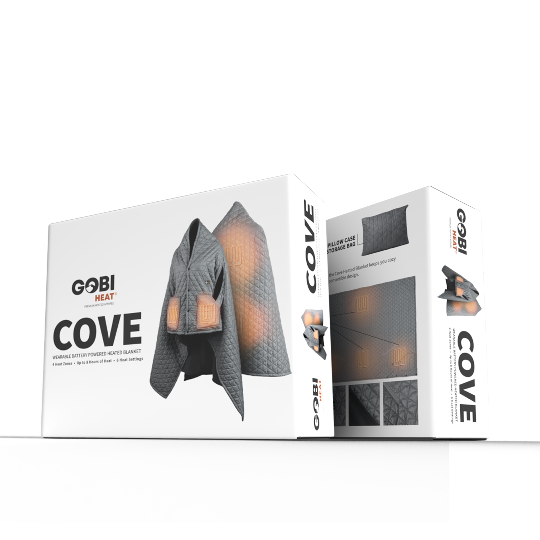 Cove Heated Portable Blanket - with Dual Control