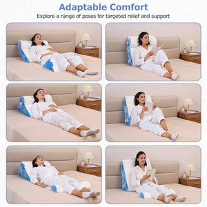 EASYNEST Bed Wedge Pillow Set