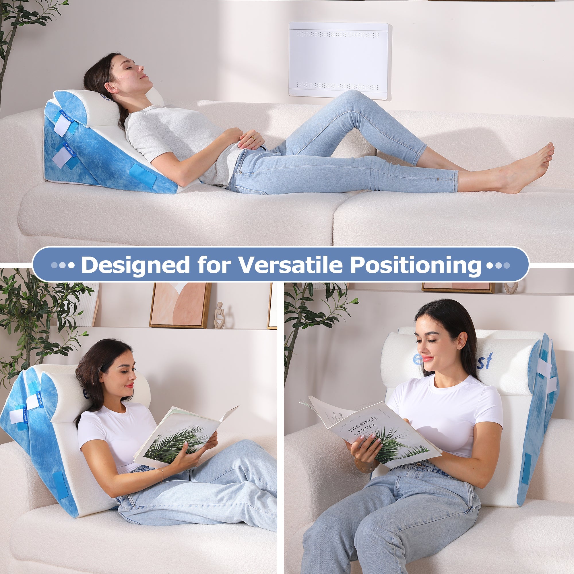 PlayMakar EasyNest Bed Wedge Pillow - Thumbnail 4