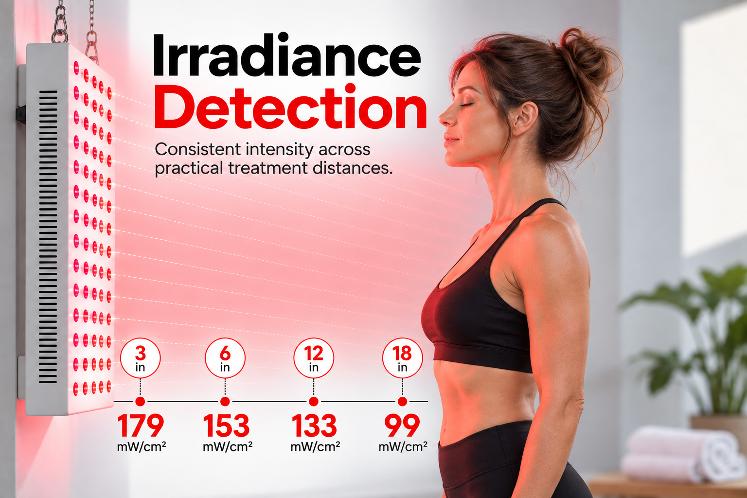 Red Light Therapy & Near Infrared Light Therapy Panel, Full Body, 1500W