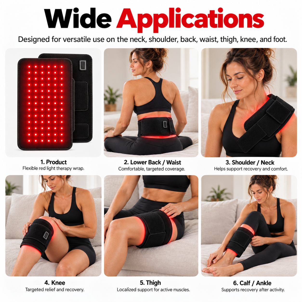 FullGlow™ Red Light & Near Infrared Universal Wrap