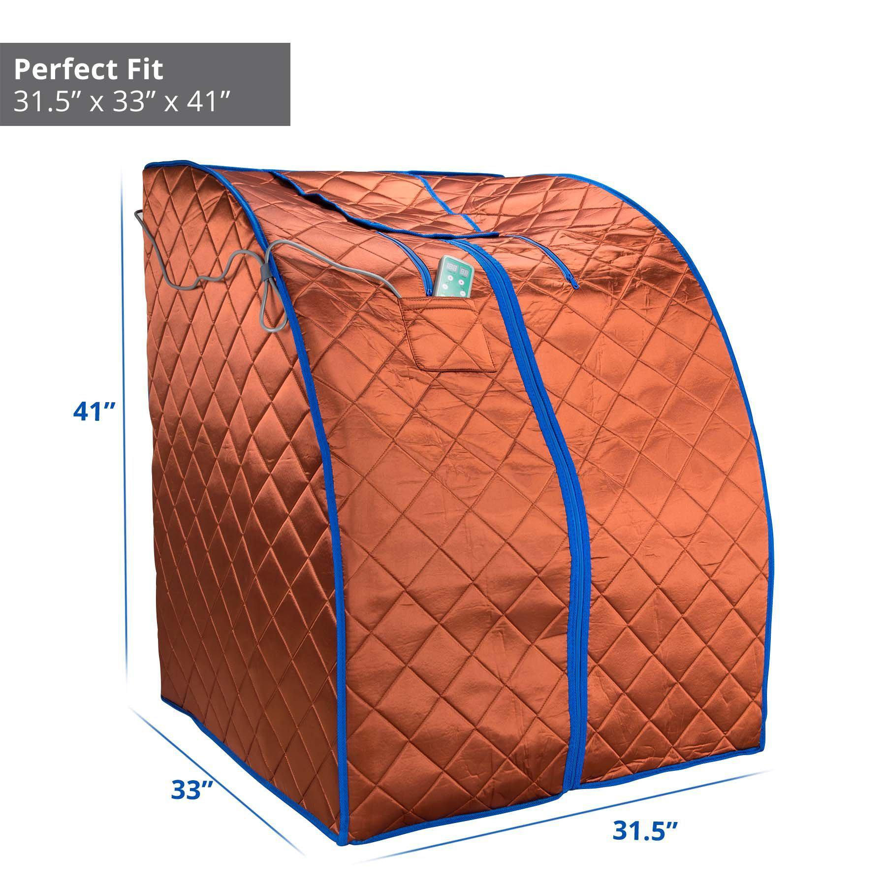 Low EMF Negative Ion Indoor Far-Infrared Sauna - Copper